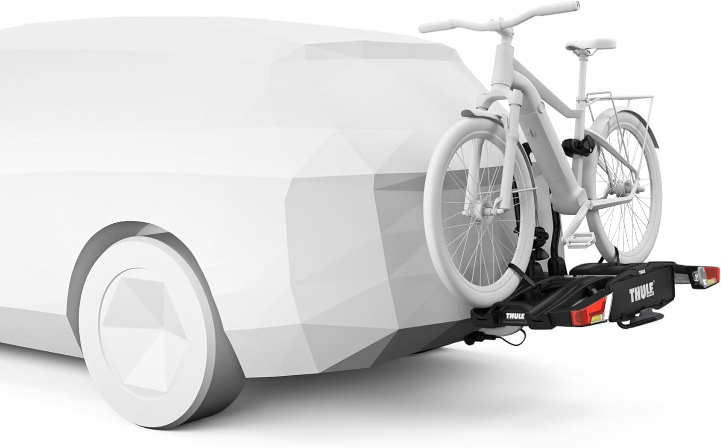 Thule Fahrradträger für Anhängerkupplung – Max. 2 Fahrräder, Klappbar, Für E-Bikes, 60 kg, Robustes Aluminium-Design